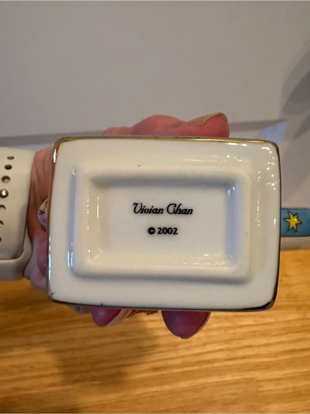 Miniature Vivian Chan  Porcelain Angel Teapot